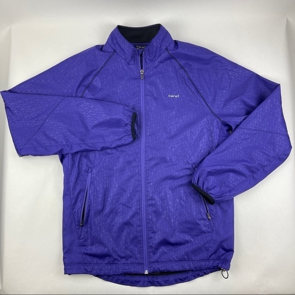 Hind Jackets & Blazers - Hind Jacket Womens Smal Purple Full Zip Mock Neck